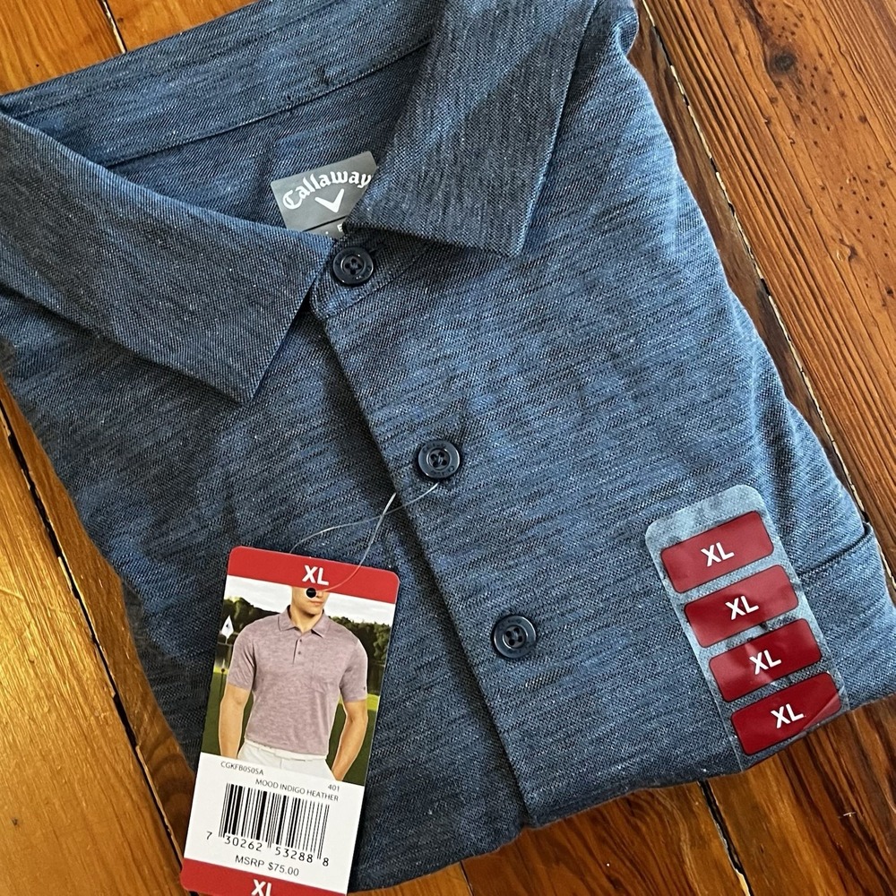 Callaway Men's Golf Polo Shirt XL NWT Stretch Performance‎ $75
